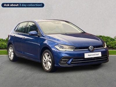 Blue Used 2021 VW Polo Style Hatchback | £14,676 (Fair price)