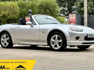Used Mazda MX5 126 HP (92 kW) 2006 Silver Cabriolet