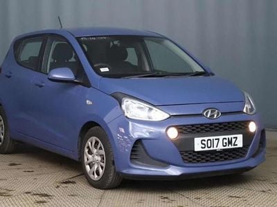Usado Hyundai i10 SE 2017 Azul Citadino
