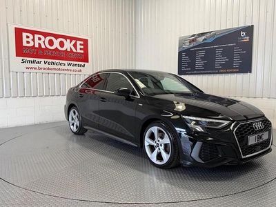 Używany Audi A3 S-Line 150 KM (110 kW) 2020 Czarny Sedan/Limuzyna
