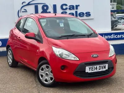 Used Ford Ka S 69 HP (50 kW) 2014 Red Hatchback