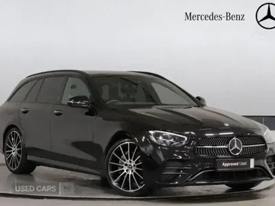 Used Mercedes E220 AMG line 2022 Black Estate