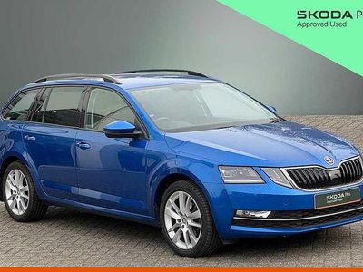 Used Skoda Octavia SE L 110 HP (80 kW) 2020 Race blue metallic Estate