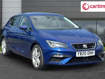 Used Seat Leon FR 150 HP (110 kW) 2020 Blue Hatchback