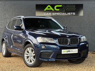 Blue Used 2013 BMW X3 M Sport SUV | £7,995 (Fair price)