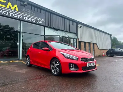 Used Kia Ceed GT-Line 136 HP (100 kW) 2018 Red Hatchback