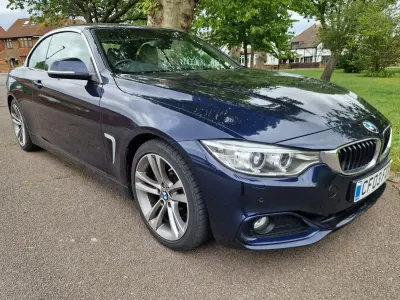 Used BMW 428 Sport Line 2014 Blue Cabriolet