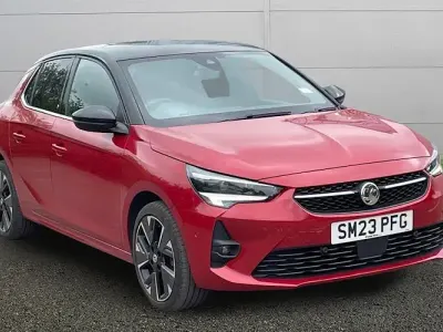 Used Vauxhall Corsa-e Ultimate 100 kW (136 HP) 2023 Red Hatchback