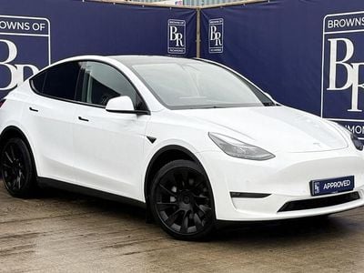 White Used 2022 Tesla Model Y Long Range AWD SUV | £23,999 (Fair price)