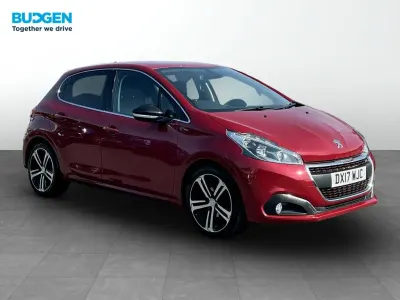 Used Peugeot 208 GT-line 110 HP (80 kW) 2017 Red Hatchback