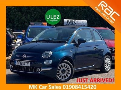 Usado Fiat 500 Sport 69 HP (50 kW) 2017 Azul Cabrios