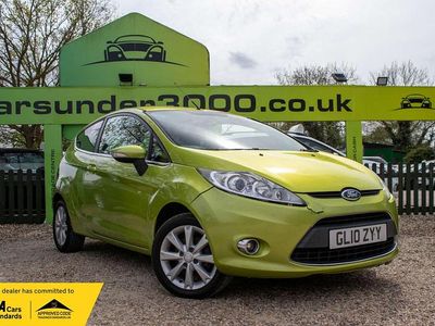 Used Ford Fiesta Zetec 2010 Green Hatchback