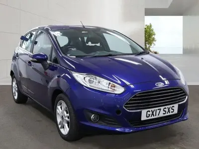 Used Ford Fiesta Zetec 2017 Blue Hatchback