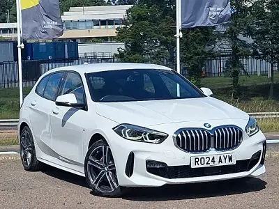 Used BMW 118 M Sport 136 HP (100 kW) 2024 White Hatchback