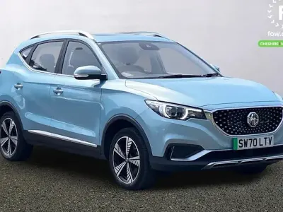 Usado MG ZS Exclusive 105 kW (143 HP) 2021 Azul SUV