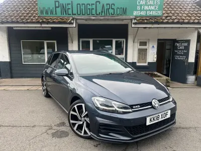 Used VW Golf VII GTD 184 HP (135 kW) 2018 Blue Hatchback