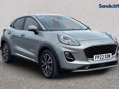 Used Ford Puma Titanium 125 HP (91 kW) 2023 Solar silver (premium paint) SUV