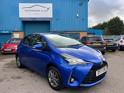 Blue Used 2017 Toyota Yaris Hatchback | £6,475 (Fair price)