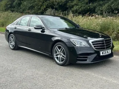 Used Mercedes S350 AMG line 286 HP (210 kW) 2018 Black Sedan