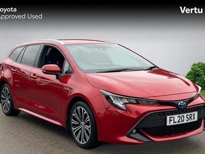 Red Used 2020 Toyota Corolla Design Estate | £17,677 (Fair price)