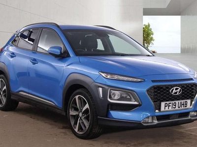 Used Hyundai Kona Premium 136 HP (100 kW) 2019 Blue SUV
