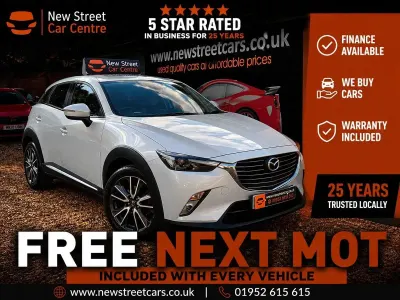 Used Mazda CX-3 Inclusive 105 HP (77 kW) 2015 Silver SUV