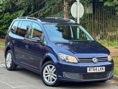 Used VW Touran SE 105 HP (77 kW) 2014 Blue MPV