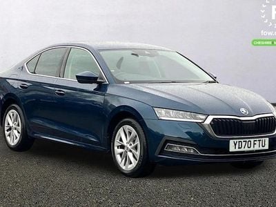 Used Skoda Octavia SE L First Edition 150 HP (110 kW) 2020 Blue Hatchback