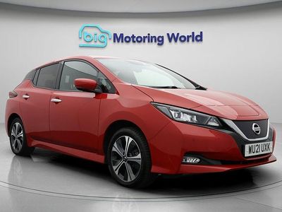 Used Nissan Leaf Tekna 160 kW (218 HP) 2021 Red Hatchback