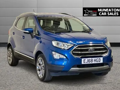 Usado Ford Ecosport Titanium 125 CV (91 kW) 2018 Azul SUV