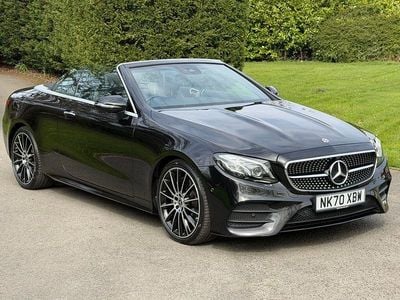 Used Mercedes E220 AMG Line Premium Plus 194 HP (142 kW) 2020 Black Cabriolet