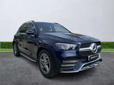 Usado Mercedes GLE350 AMG line 2022 Azul Familiar