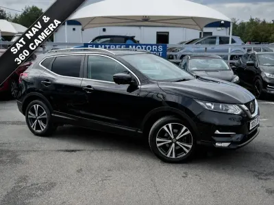 Used Nissan Qashqai N-Connecta 115 HP (84 kW) 2019 Black SUV