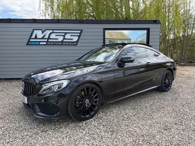 Used Mercedes C250 AMG Line Premium 204 HP (150 kW) 2017 Black Coupe