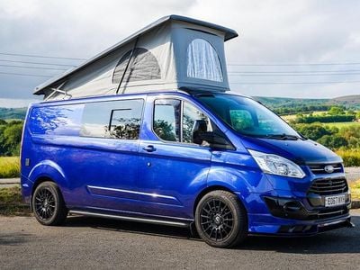 Blue Used 2017 Ford Transit Custom Limited Van | £29,985