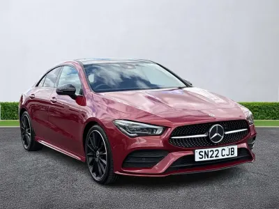 Used Mercedes CLA220 AMG Line Premium Plus 2022 Red Coupe