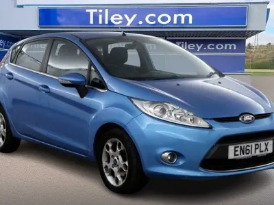 Used Ford Fiesta Zetec 96 HP (70 kW) 2012 Blue Hatchback