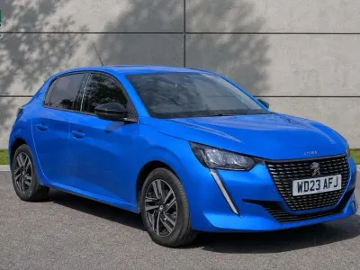 Used Peugeot 208 Allure+ 100 HP (73 kW) 2023 Blue Hatchback