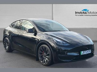 Black Used 2022 Tesla Model Y Performance SUV | £31,500 (A bit pricey)