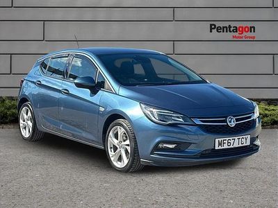 Used Vauxhall Astra SRi 150 HP (110 kW) 2017 Blue Hatchback