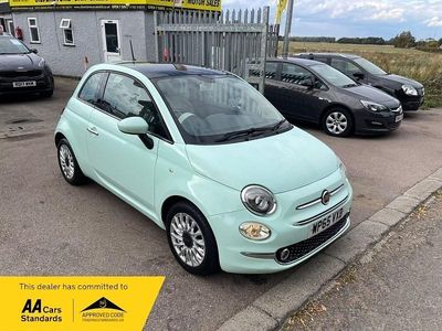 Used Fiat 500 Lounge 69 HP (50 kW) 2015 Green Hatchback