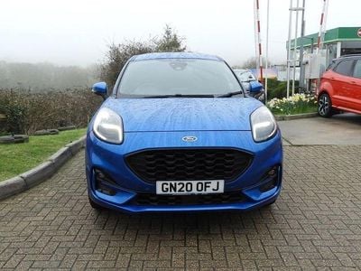 Used Ford Puma ST-Line X 125 HP (91 kW) 2020 Dessert island blue SUV