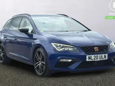Used Seat Leon ST 4Drive 300 HP (220 kW) 2019 Blue Estate