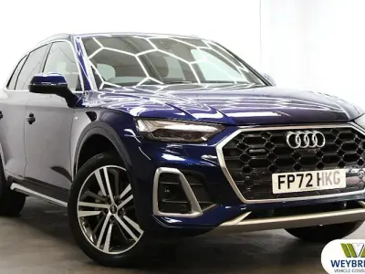 Used Audi Q5 S-Line 299 HP (219 kW) 2022 Blue SUV
