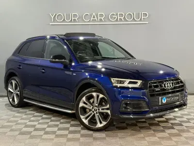 Used Audi Q5 Comfort 190 HP (139 kW) 2019 Blue SUV