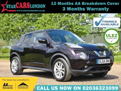 Used Nissan Juke Acenta Premium 115 HP (84 kW) 2014 Black SUV