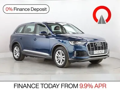 Used Audi Q7 Sport 340 HP (250 kW) 2020 Blue SUV