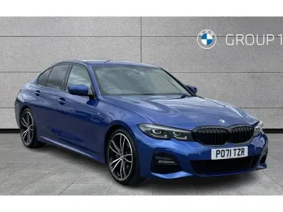 Used BMW 320 M Sport 184 HP (135 kW) 2021 Blue Sedan