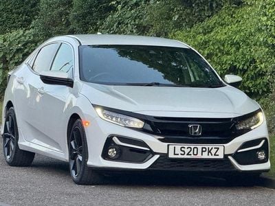 Begagnad Honda Civic SR 126 HK (92 kW) 2020 Vit Halvkombi