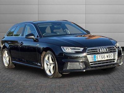 Used Audi A4 S-Line 190 HP (139 kW) 2017 Mythos black Estate